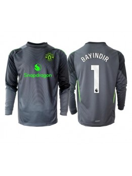 Billige Manchester United Altay Bayindir #1 Keeper Bortedrakt 2025-26 Langermet